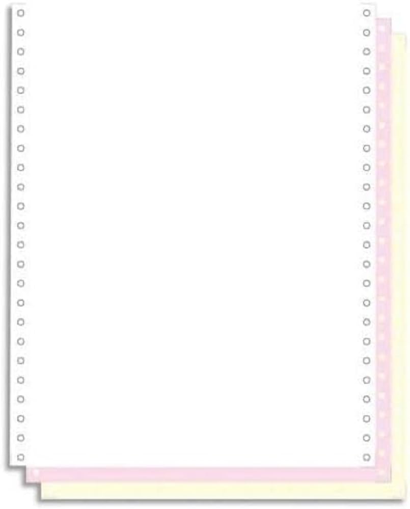 Exacompta 62523E Packung mit 1000 Blatt Computerpapier endlos, 240 mm x 12" (30,48 cm) 3-fach, 70 g/
