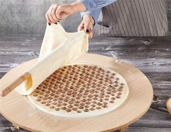 XL Pratic Ravioli-Form - Manti Form Manti Kalibi - Ravioli-Ausstecher - Teigschneidegerät 199 Löcher