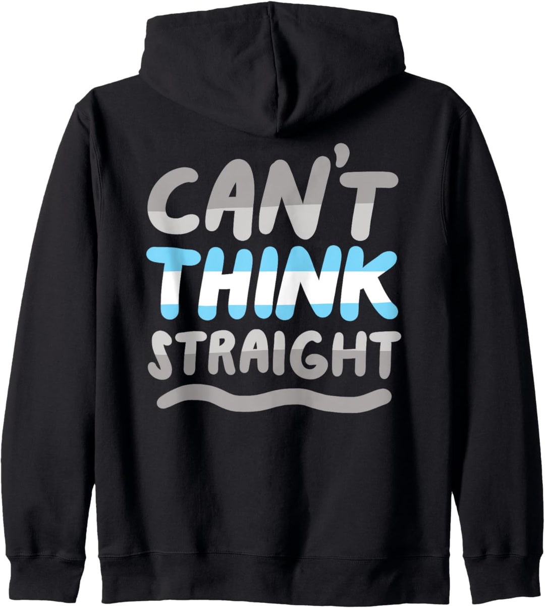 Can't Think Straight Demiboy LGBTQIA Pride Flag Non-Binary Kapuzenjacke