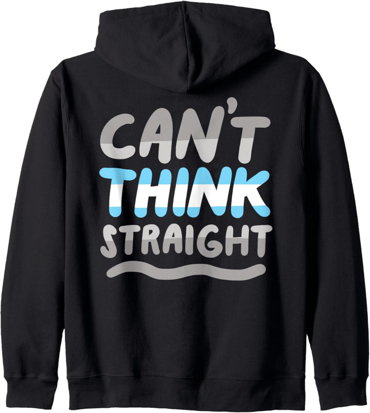 Can't Think Straight Demiboy LGBTQIA Pride Flag Non-Binary Kapuzenjacke