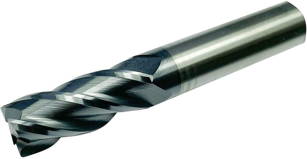 CNC QUALITÄT VHM Torusfräser - Schaftfräser Ø 3/4 / 5/6 / 8/10 / 12 mm - AlTiN beschichtet - High Pe