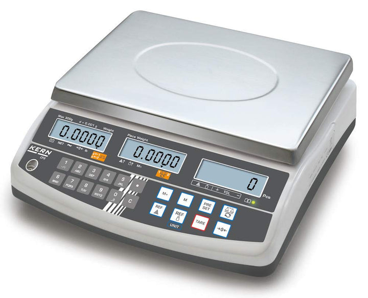 Zählwaage Kern CFS 3K-5 mit 100 Artikelspeicherplätzen bis 3kg (0,05g genau)