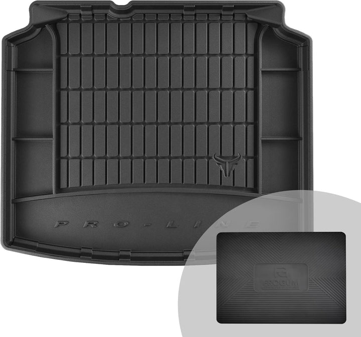 FROGUM ProLine 3D Gummimatte Exklusive Auto Kofferraummatte Kofferraumwanne für Skoda Scala ab 2019
