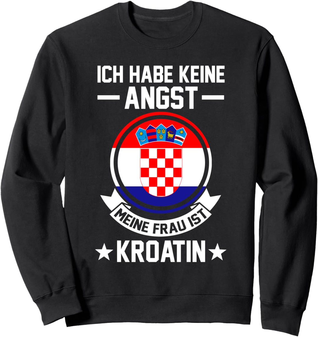 Kroate Deutscher Kroatien Deutschland Kroatisches Sweatshirt