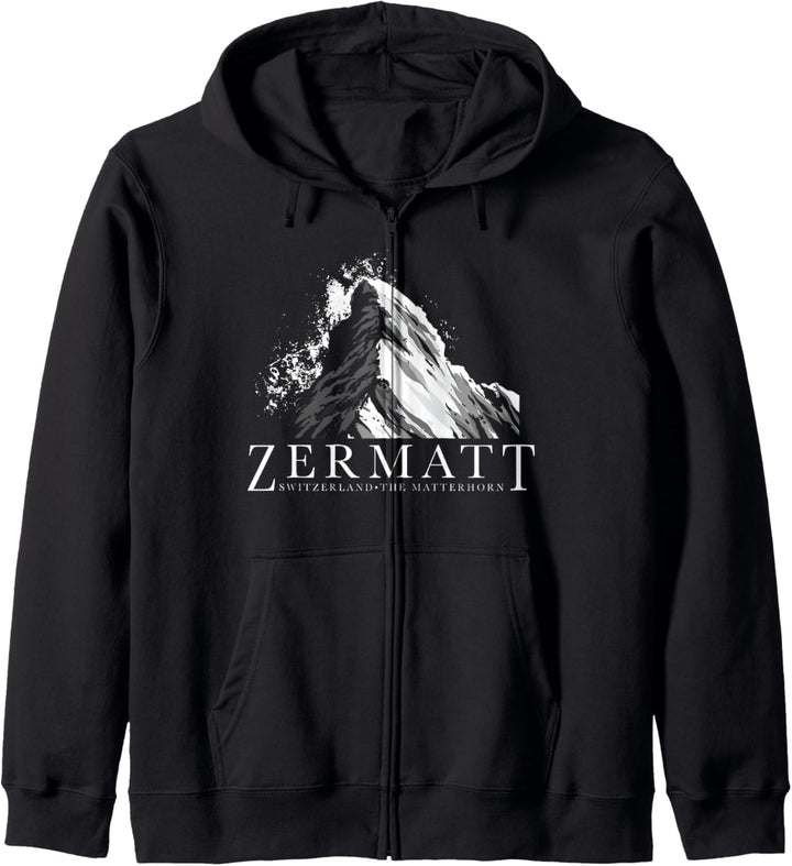 Schweiz Das Matterhorn Zermatt Kapuzenjacke