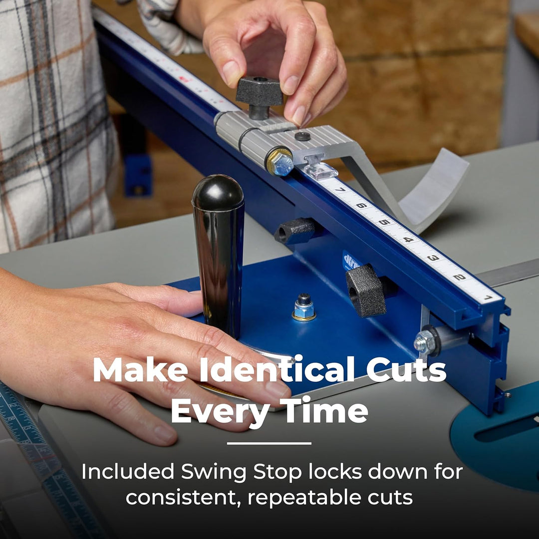 Kreg KMS7102 Tischsägen-Präzisions-Gehrungslehre-System – werkseitig kalibriert – mit Gehrungslehre