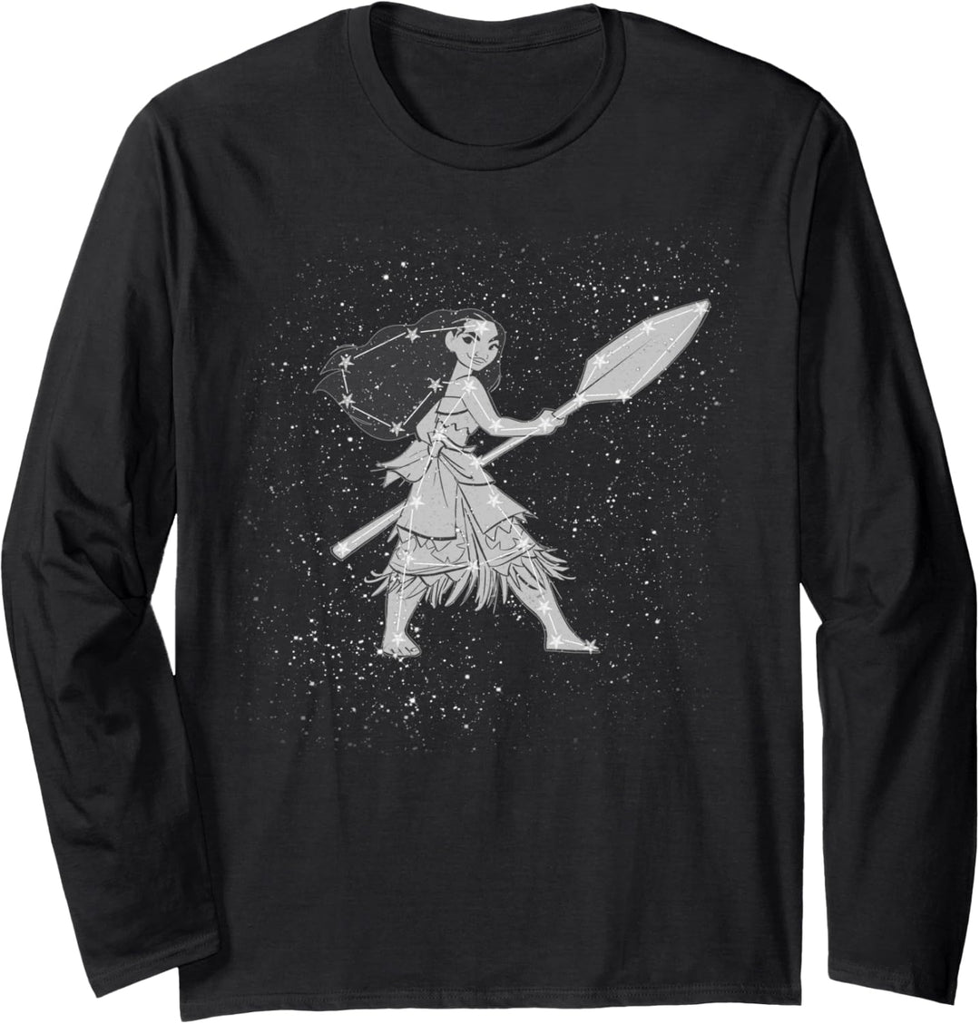 Disney Moana Constellation Portrait Langarmshirt