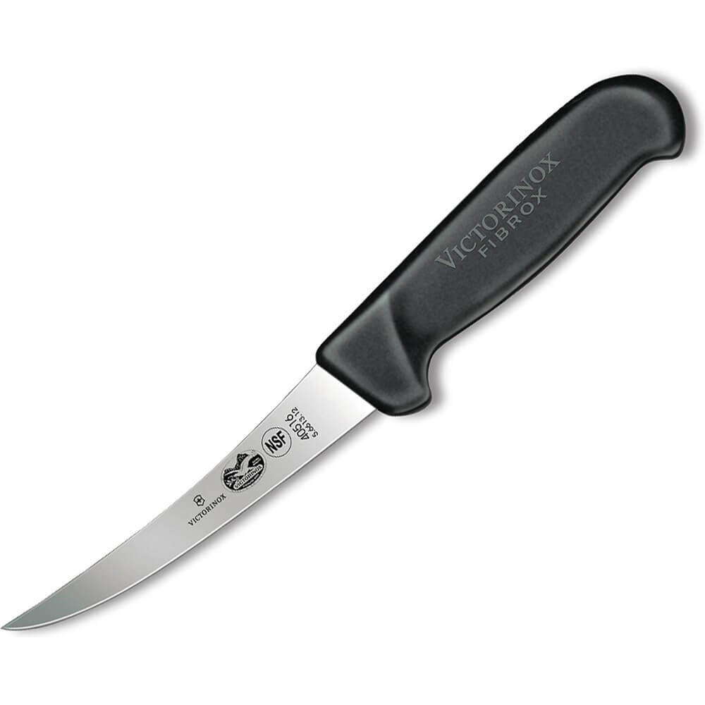 Victorinox, coltello da cucina disossatore Fibrox con lama flessibile, nero, 12 cm, 5.6613.12 12 cm