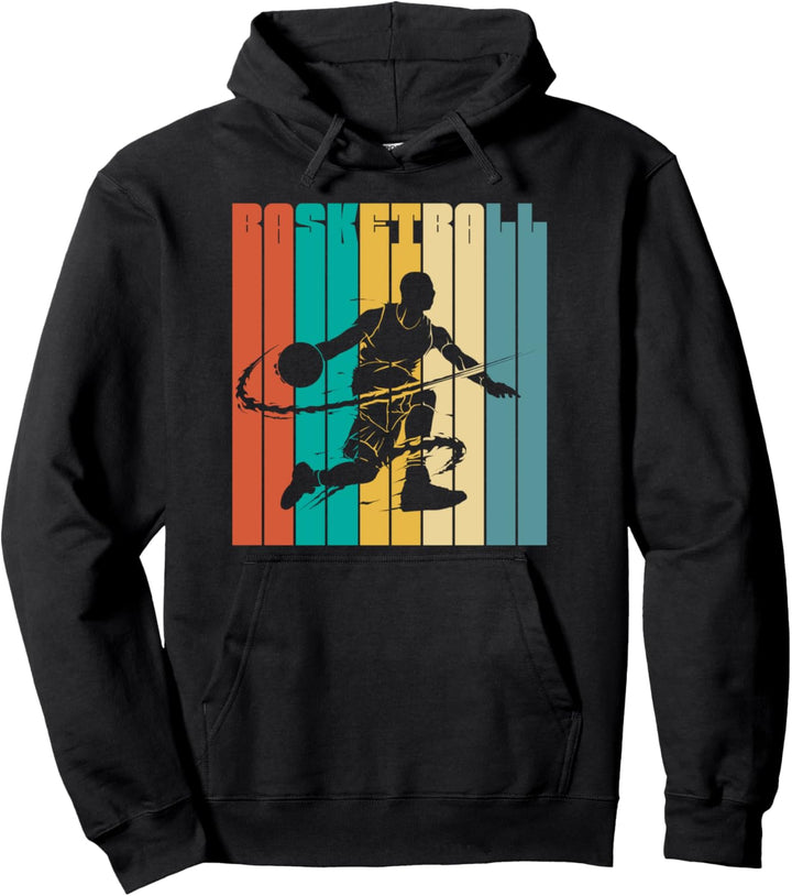 Retro Basketball Spieler Geschenk - Vintage Basketballer Pullover Hoodie
