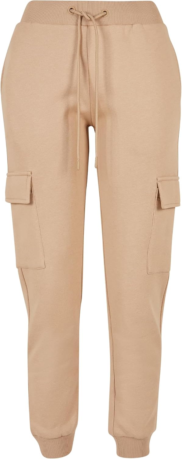 Urban Classics Damen Ladies Cargo Sweat Pants XL Unionbeige, XL Unionbeige
