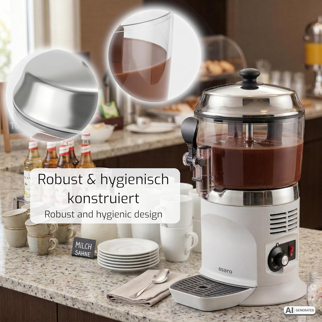 Saro 175-1146 Nina Kakaodispenser, 5 L, Weiss