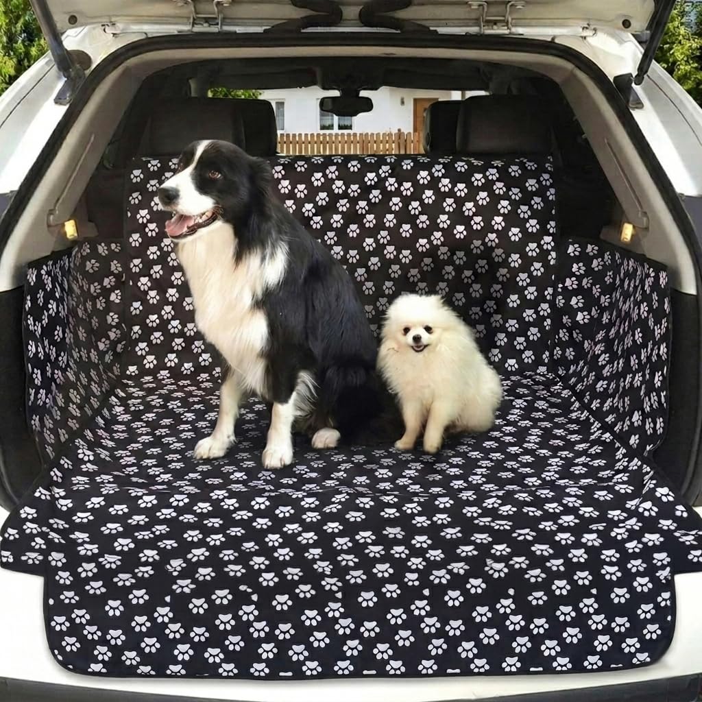 Kofferraumschutz Hund Wasserdicht mit Seiten - Universal Hundedecke Auto Kofferraum SUV, Kombi - Rut