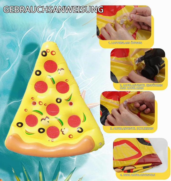 ACTOYS Luftmatratze Wasser Erwachsene Kinder, Luftmatratze Pool Aufblasbare, Aufblasbare Schwimmbett