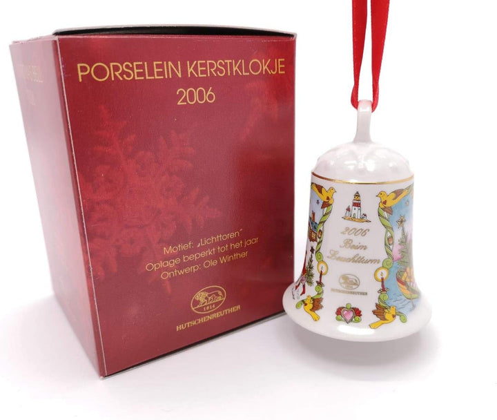 Porzellanglocke Weihnachtsglocke 2006 - Hutschenreuther - in OVP