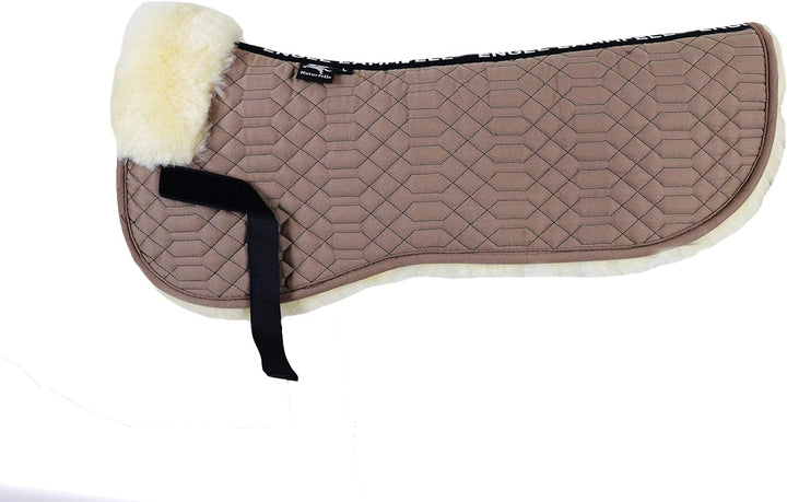 Engel Reitsport Lammfell Sattelkissen SAKIS1 mit Fellrand vorne camel-med. M, camel-med. M