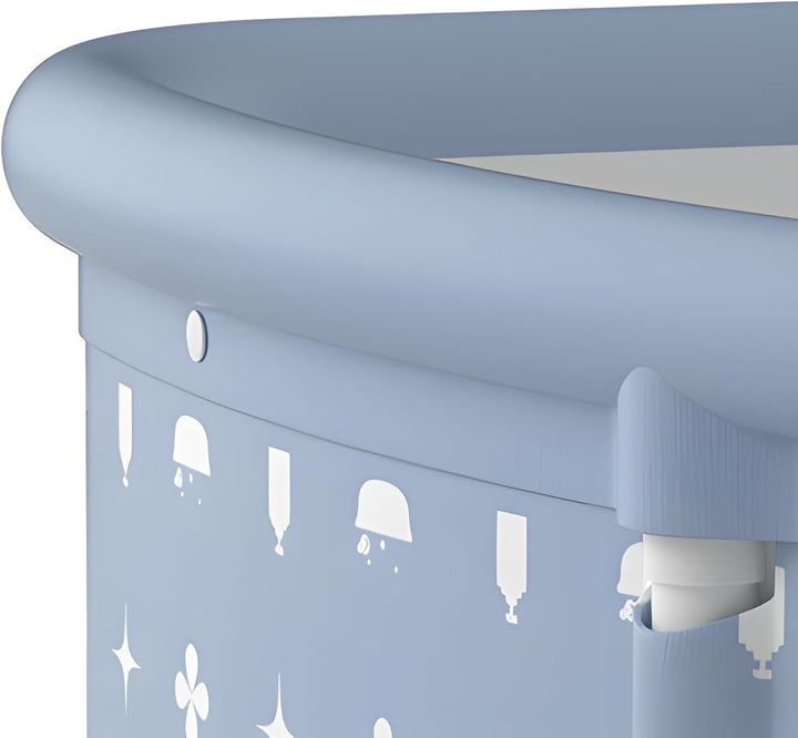 Faltbare Badewanne für Erwachsene und Kinder, 55 x 73 x 90 cm Fächerförmige faltbare Badewanne, plat