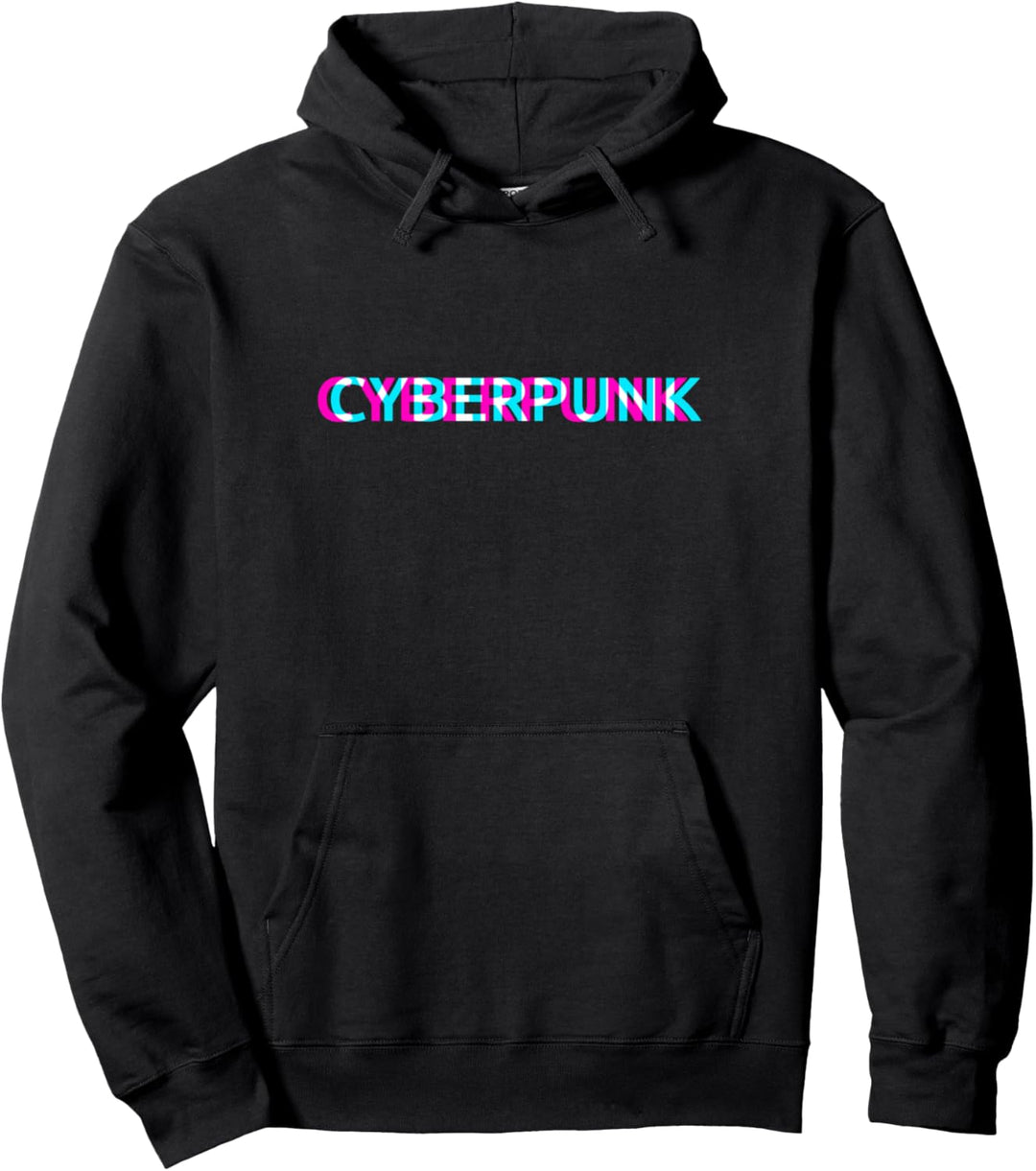 Cyberpunk Outrun Vaporwave Retrowave Synthwave Aesthetic Pullover Hoodie