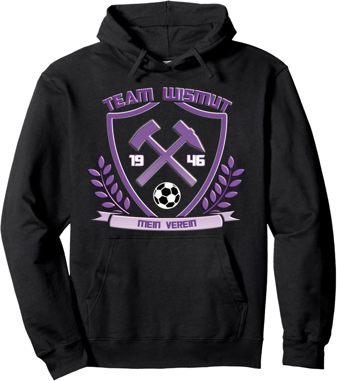 Erzgebirge Fussball Wismut Bergbau Aue Pullover Hoodie