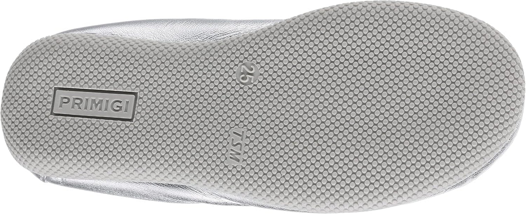 PRIMIGI Mädchen Fantasy Flat Mary Jane Schuh 27 EU Silber Schwarz, 27 EU Silber Schwarz