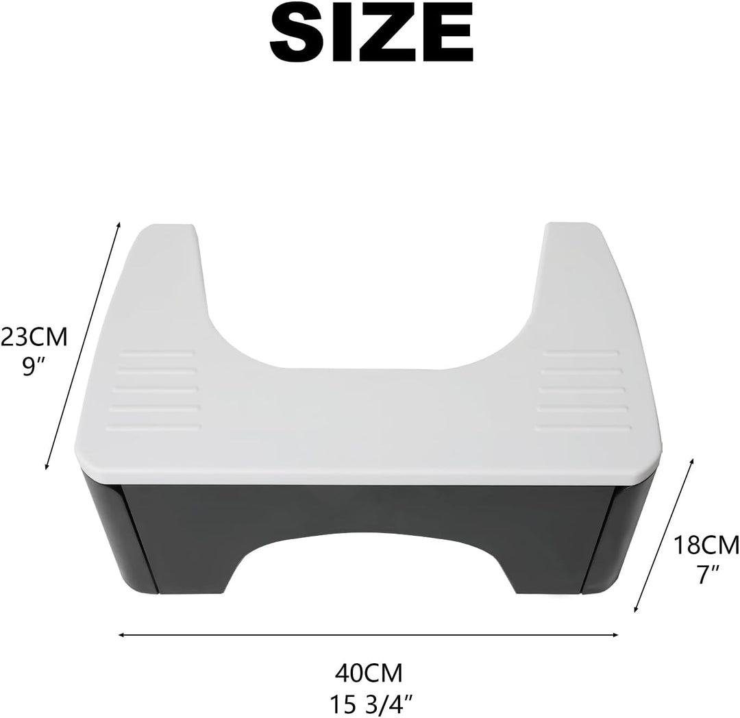 EASACE Toilettenhocker Klappbar Faltbarer HockerPhysiologischer Hocker Badezimmer Hocker für Badezim