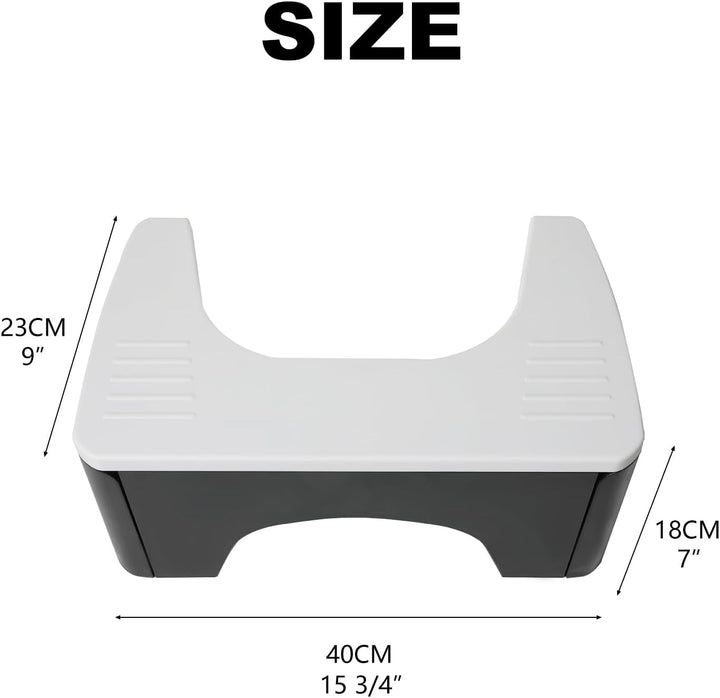 EASACE Toilettenhocker Klappbar Faltbarer HockerPhysiologischer Hocker Badezimmer Hocker für Badezim