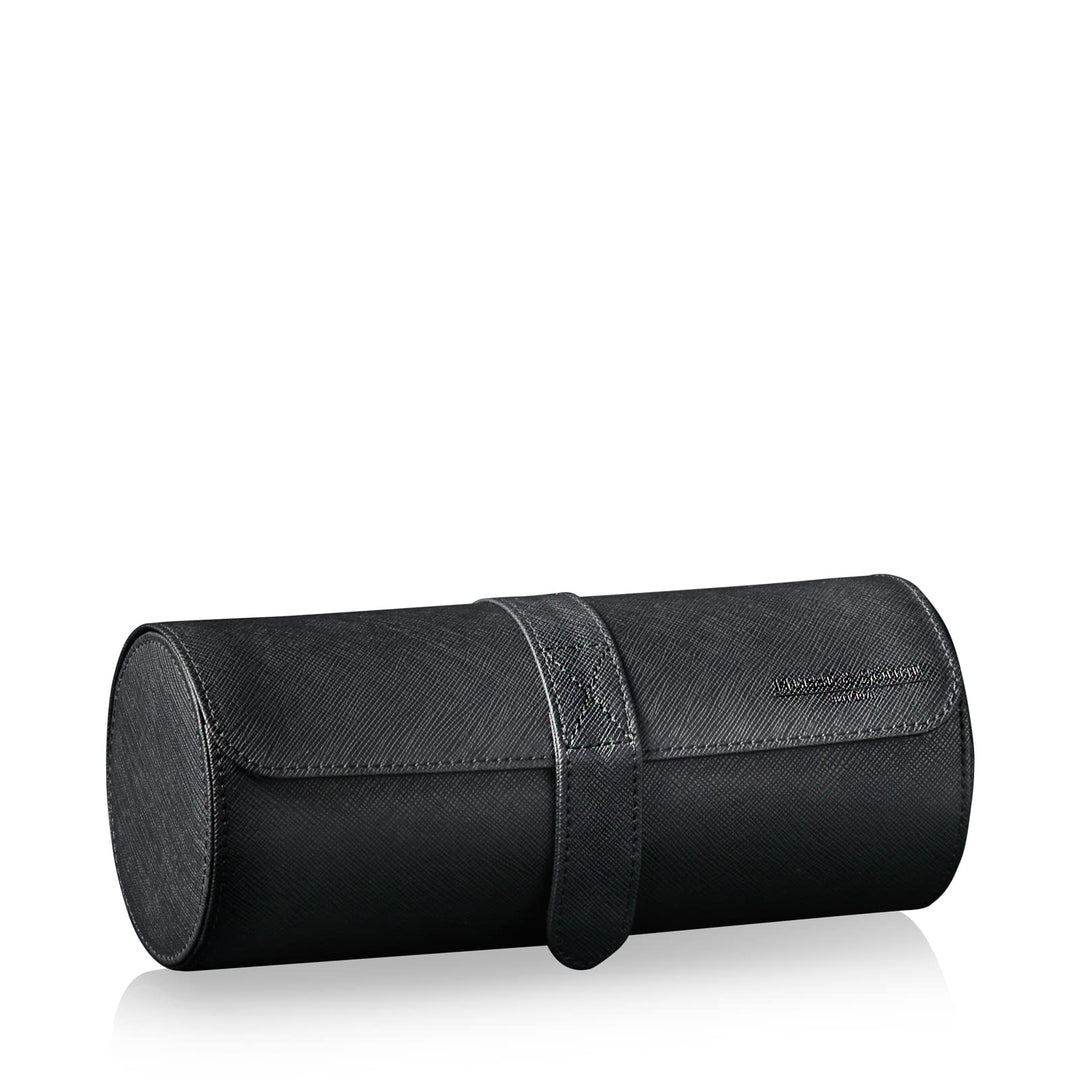 HEISSE & SÖHNE SEIT 1976® Uhrenrolle Rondo 3 - Schwarz / Schwarz