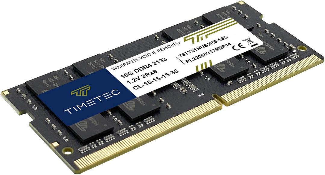 Timetec 32GB KIT (2x16GB) DDR4 2133MHz PC4-17000 Non-ECC Unbuffered 1.2V CL15 2Rx8 Dual Rank 260 Pin