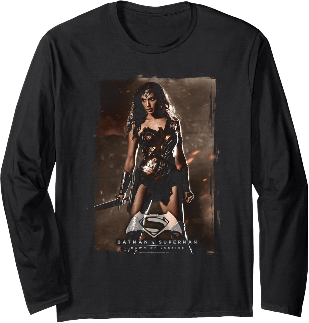 Wonder Woman Poster Langarmshirt