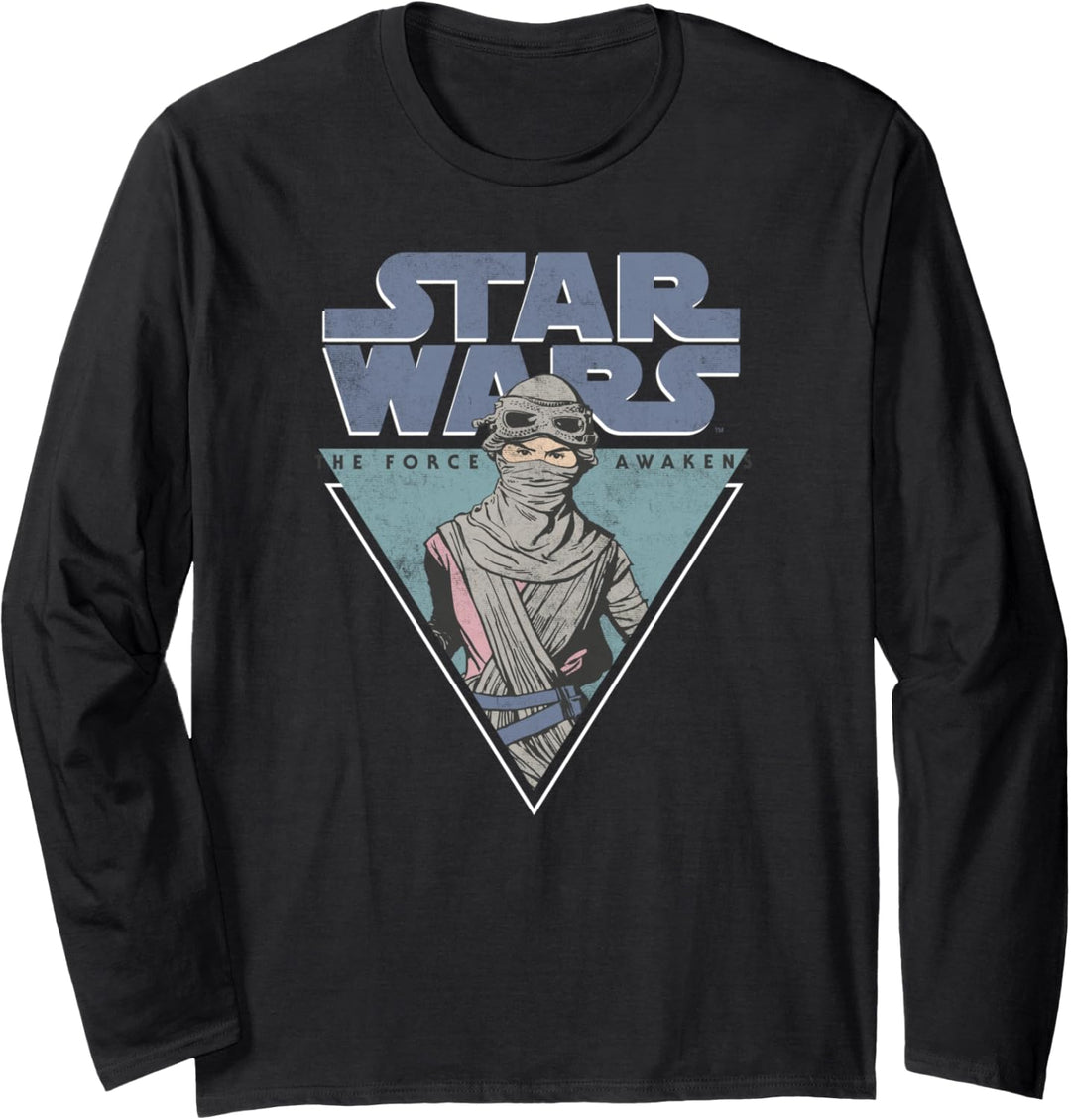 Star Wars Rey Episode 7 Triangle Force Langarmshirt