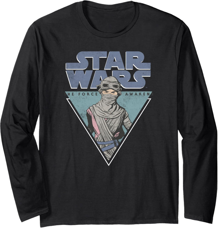 Star Wars Rey Episode 7 Triangle Force Langarmshirt