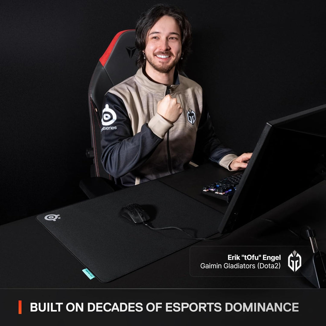 SteelSeries QcK XL Performance Balance Gaming-Mauspad, extra Dichte für EIN sanftes Gleiten, Flache