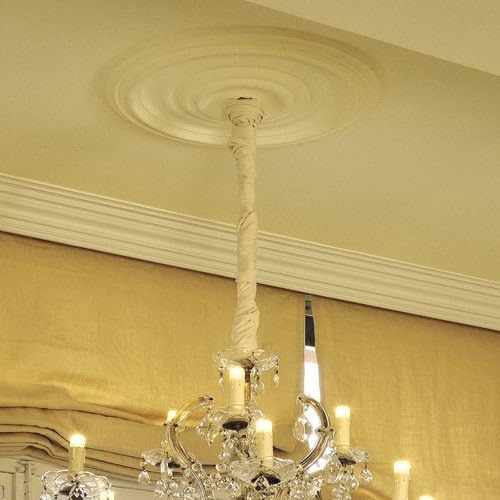 Rosette Stuck Orac Decor R09 LUXXUS Deckenrosette Wand Dekor Stuckrosette classic style Dekor weiss