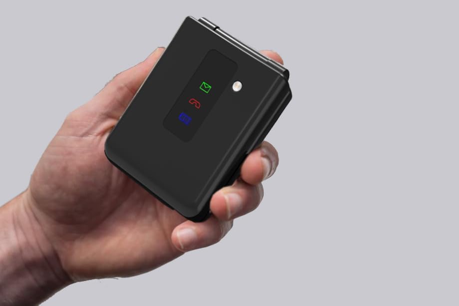 TTfone Klapphandy TT660 mit faltbarem Design, grossen Tasten, Notruf, Langer Akkulaufzeit und 3G & 4