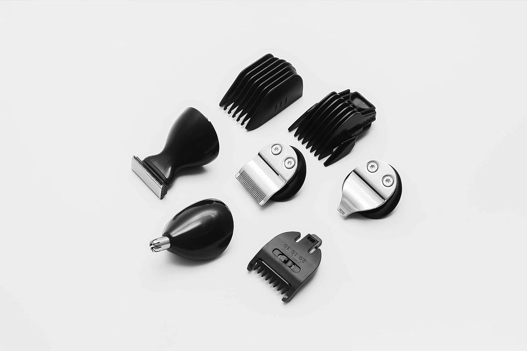 GRUNDIG MGK 6841 Multihaarschneide-Set mit Ladestation, 8 Aufsätze