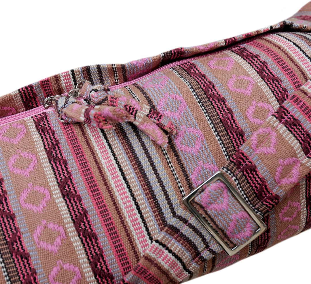 Yogatasche Yogibag® Basic - Zip - Organic Cotton - Art Collection - 75 Cm Inka/petrol