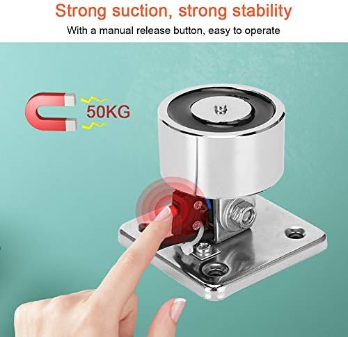Magnet Brandschutz Türhalter Saug 50KG Haltekraft Elektromagnetischer Türsauger Wandhalterung Türhal