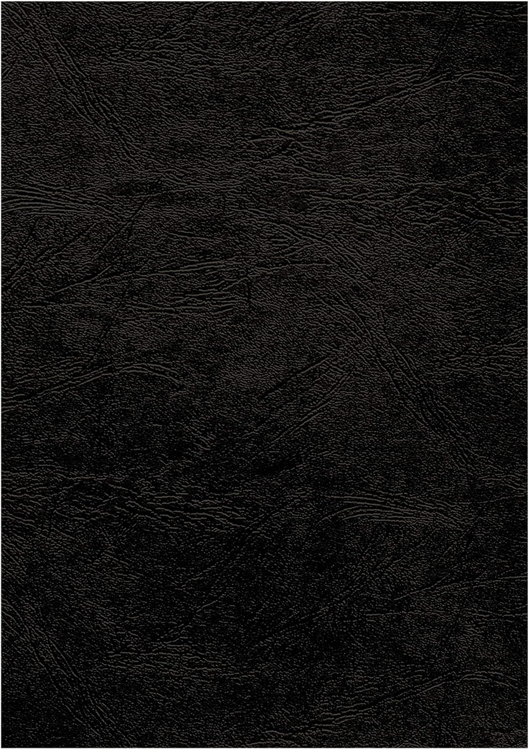 Fellowes Präsentationsdeckblätter Delta (Lederstruktur), 250g/m², schwarz A3 100 Stück schwarz, A3 1