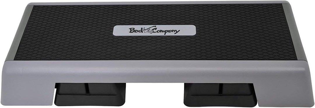 Bad Company Aerobic Stepper für das Fitnessstudio oder Homegym | 3-fach höhenverstellbares, grosses