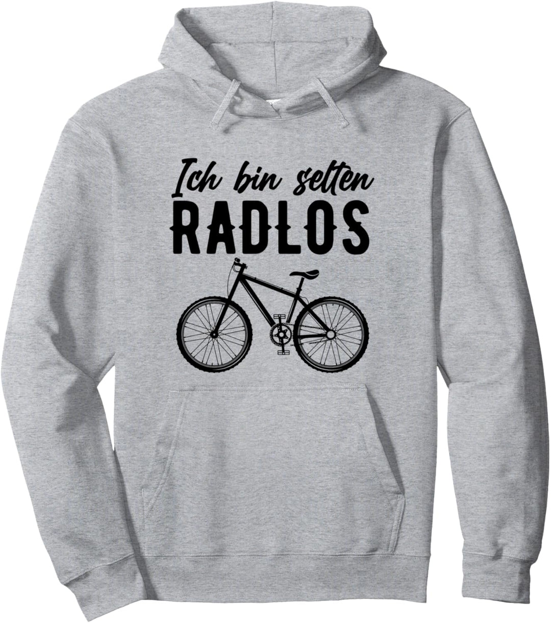 Ich Bin Selten Radlos Rad Lustiges Fahrradfahrer Fahrrad Pullover Hoodie