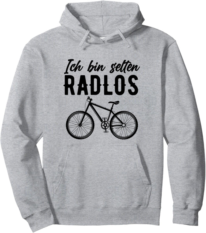 Ich Bin Selten Radlos Rad Lustiges Fahrradfahrer Fahrrad Pullover Hoodie