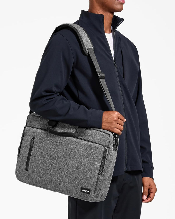 tomtoc 15,6 Zoll Laptop Tasche Schultertasche für 16" MacBook Pro, 15,6" Acer Aspire 5/Nitro 5, 15.6