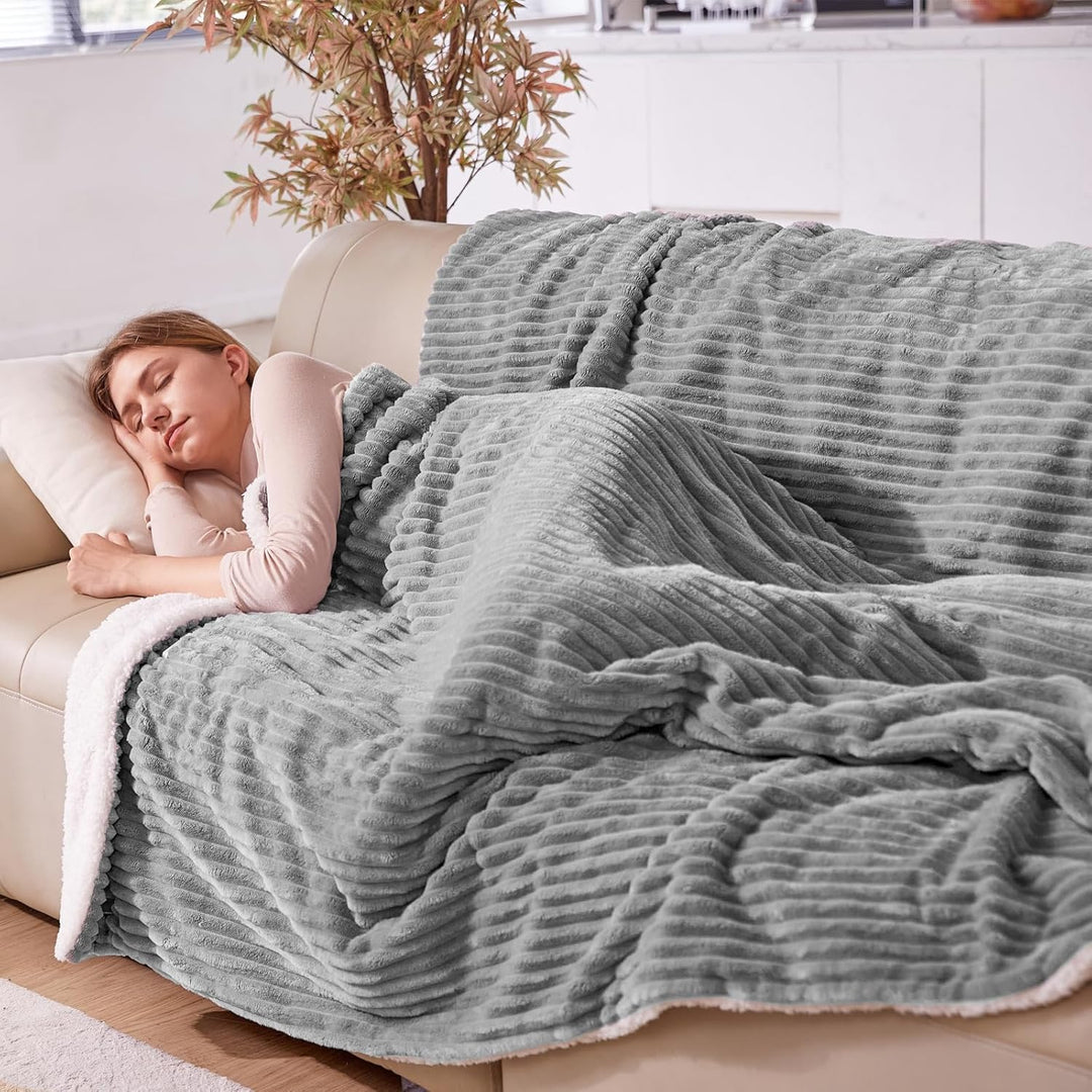 YDW Wärmedecke Heizdecke mit Abschaltautomatik - 180x130 cm Kuscheldecke Electric Blanket Wärme Behe