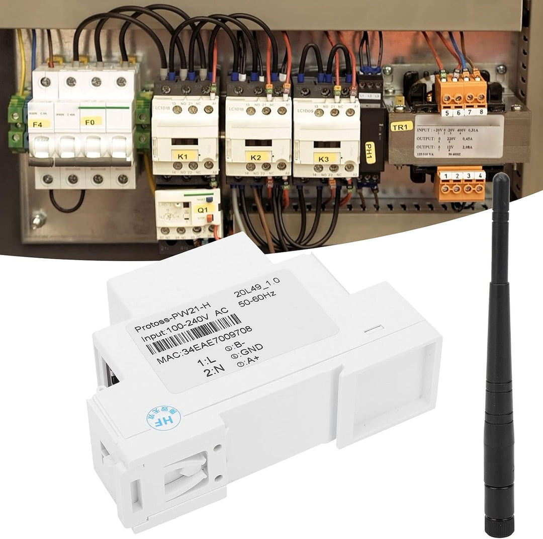 BOROCO RS485 to Ethernet/WLAN Converter, rs485 Wlan bridge,Modbus für ECos mit Antenne PW21-H AC 100