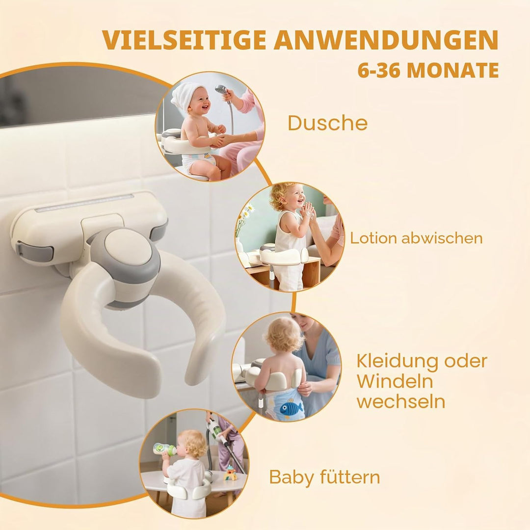 Baby Dusche Ständer,Höhenverstellung,Faltbar Baby Shower Stand Support,Stehender DuschstäNder, Showe