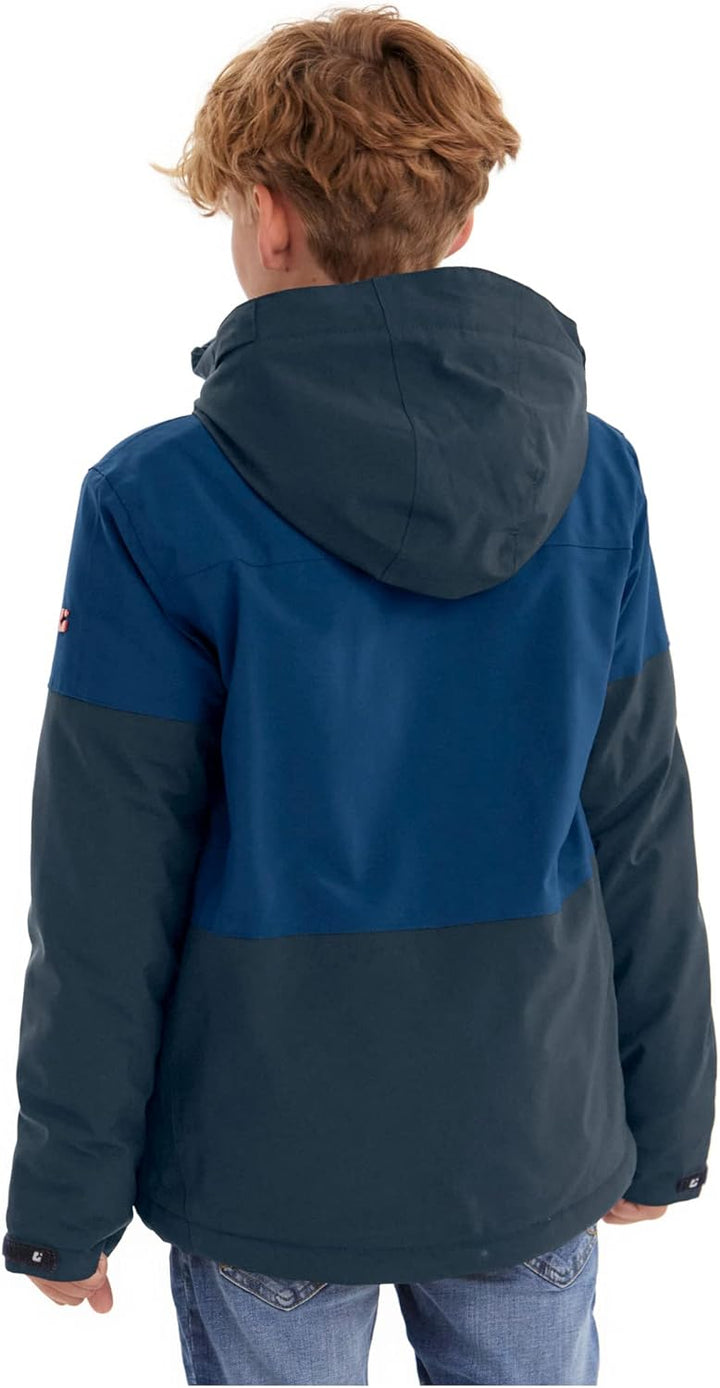 Killtec Jungen Outdoorjacke Funktionsjacke mit Kapuze und Schneefang KOW 29 BYS SKI Jckt wasserdicht