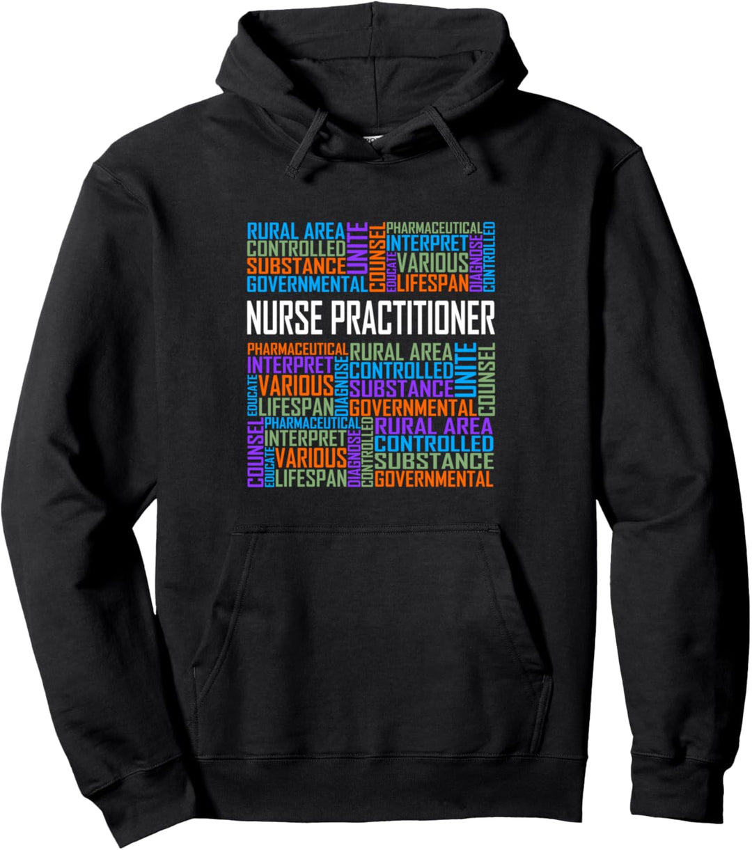 Krankenschwester Anästhesist Worte Geschenk Stolze Pullover Hoodie