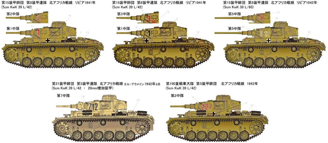 Academy 1/35 German Panzer III AUSF.J North Africa #13531 Hobby Model Kits