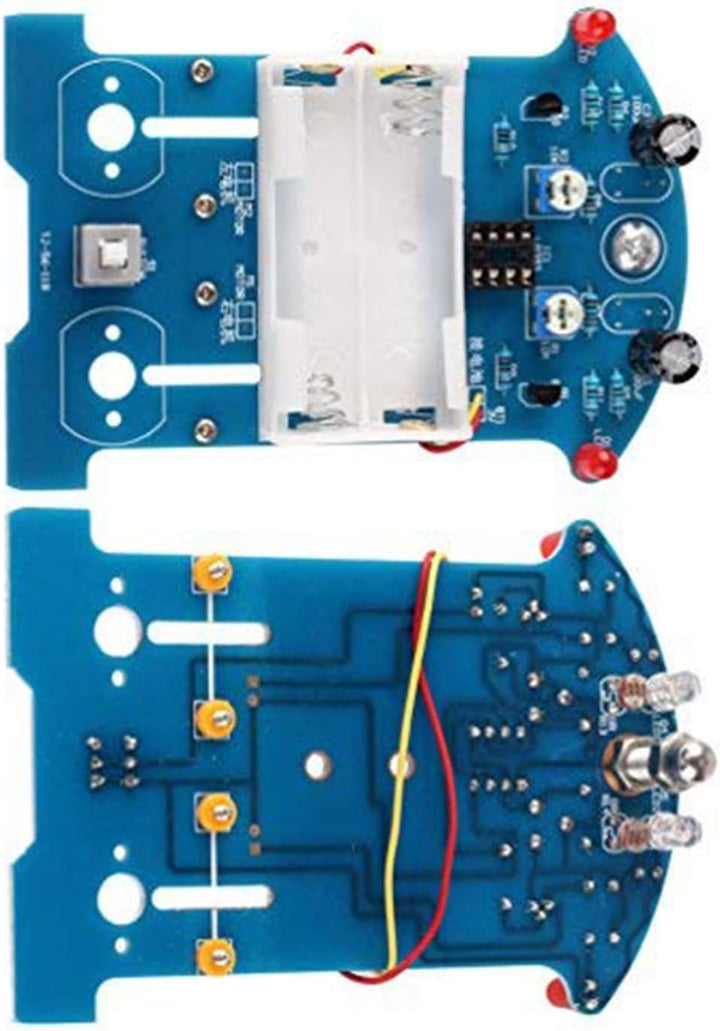 PEMENOL Praxis Löten Lernen Elektronik Kit, Smart Car Adventskalender Löten Projekt Kits, Linie nach