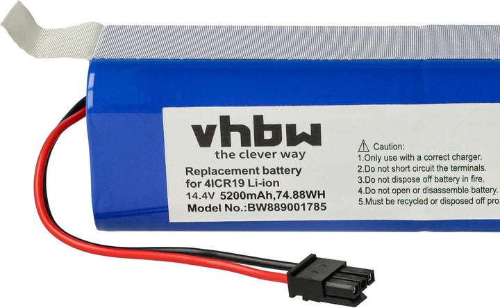 vhbw 1x Akku kompatibel mit Eufy RoboVac X8 HYBRID, X8, T226X, X8 Pro SES, X8 Pro, X8 HYBRID White S