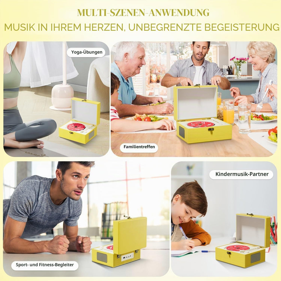 Yintiny Gelber CD-Player